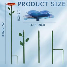 XXOUOUG Metal bee water feeder durable outdoor accessory for year-round use.