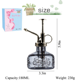 XXXFLOWER bronze pump top provides smooth operation for gentle plant care