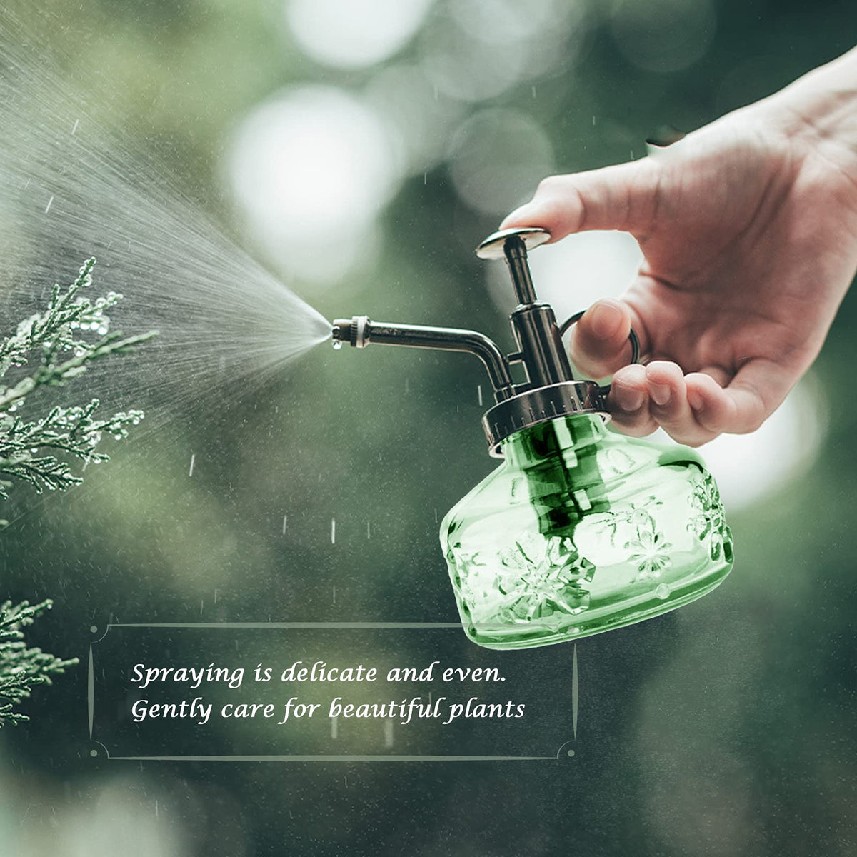 XXXFLOWER compact sprayer fits small spaces for office plant care