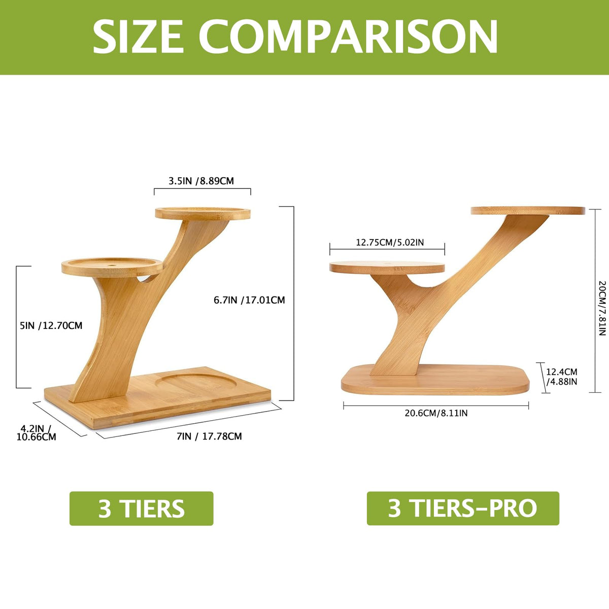 XXXFLOWER desk-top plant holder in bamboo finish adds natural charm to home office