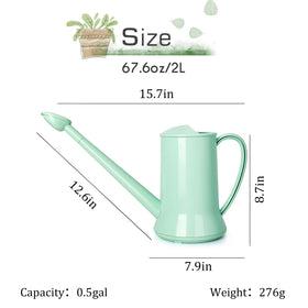 XXXFLOWER long spout green can with extended reach for base watering