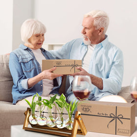 XXXFLOWER elegant 5-vase set enhances home or office interiors.