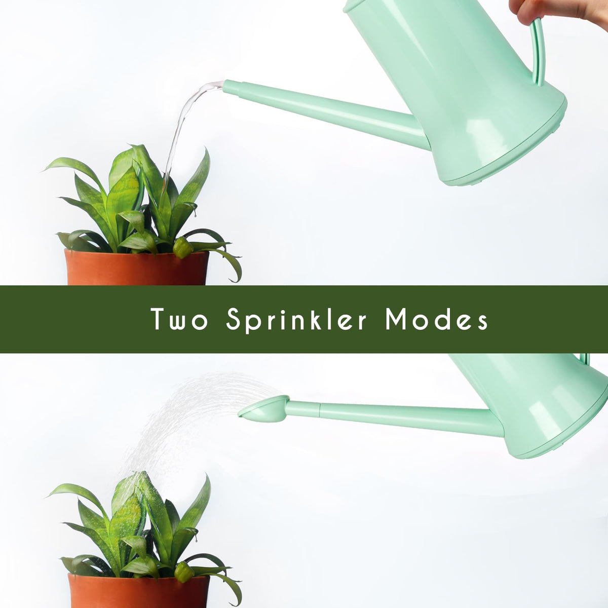 XXXFLOWER removable nozzle enables gentle shower mode for delicate indoor plants