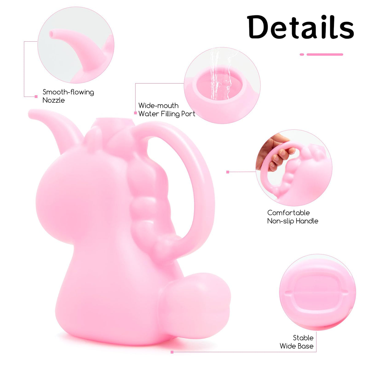 XXXFLOWER Unicorns pink desk plant care in office or home