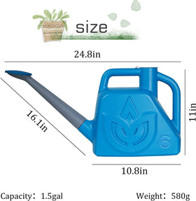 XXXFLOWER blue detachable nozzle enables flexible watering for small and large plants.