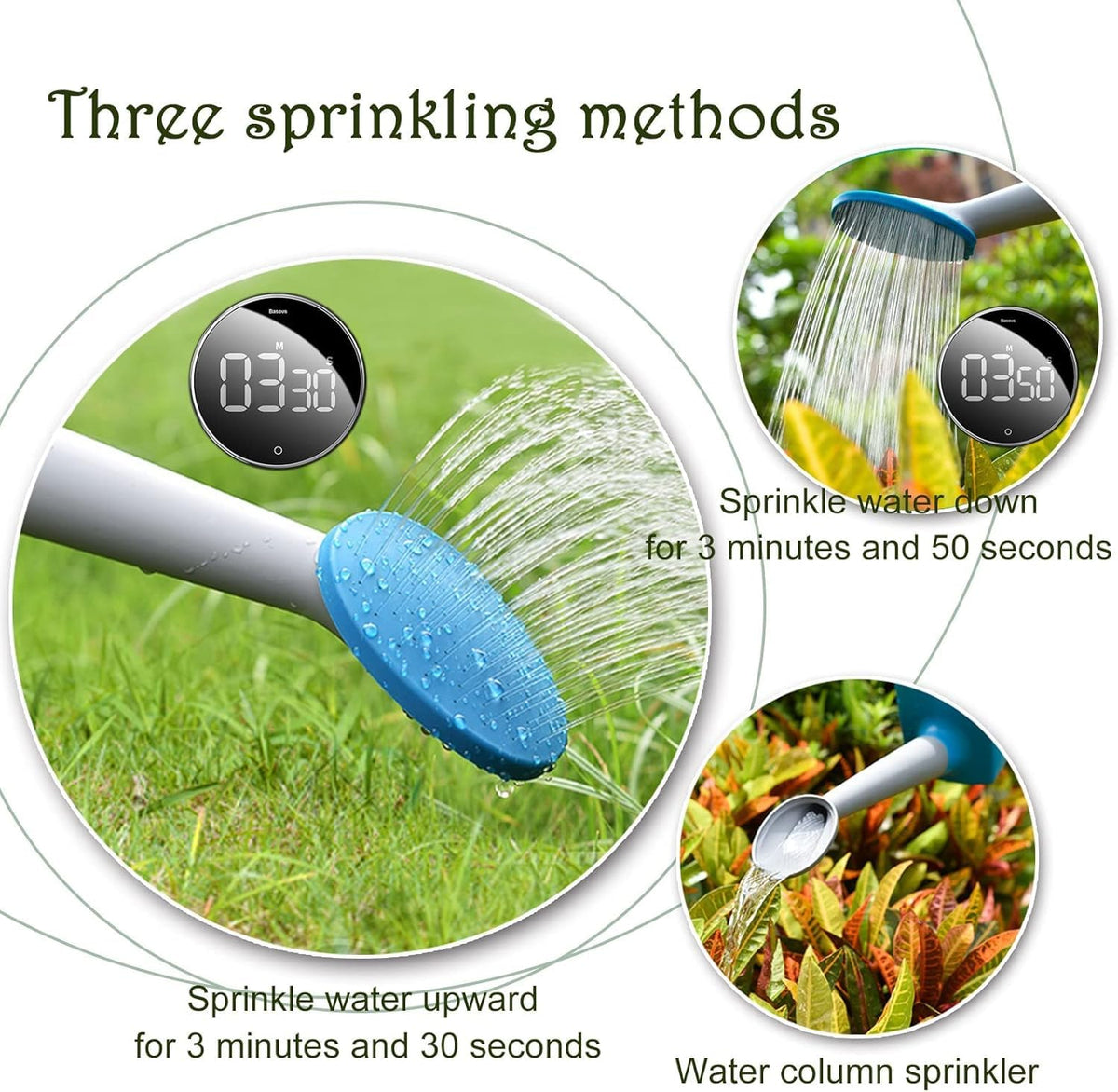 XXXFLOWER blue water-column mode allows targeted irrigation for bigger specimens.