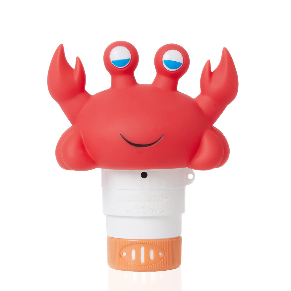 XY-WQ crab chlorine floater top view with playful crab design for pool decor