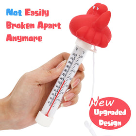 XY-WQ crab-design thermometer suitable for pools, spas, and ponds.