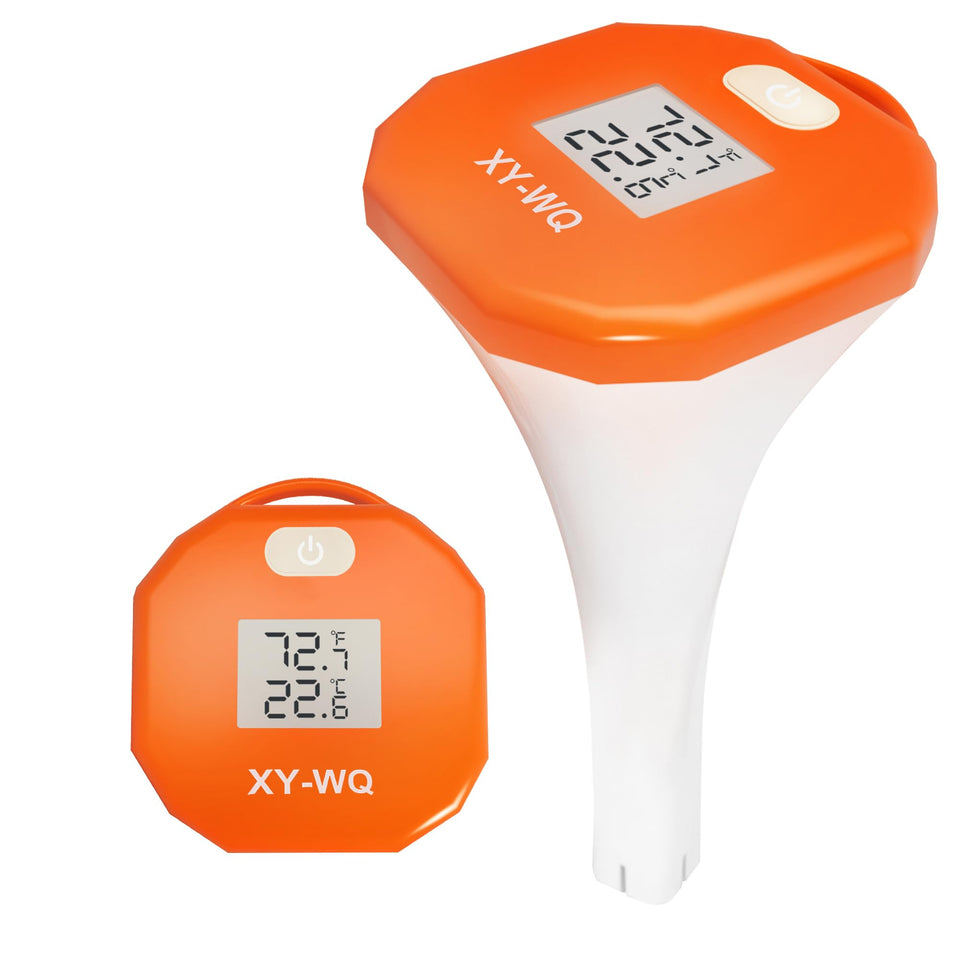 XY-WQ digital pool thermometer with large LCD for quick readings