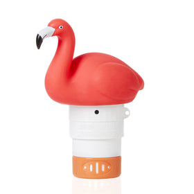 XY-WQ Flamingo Chlorine Floater with flamingo-top design for pool décor and steady release.
