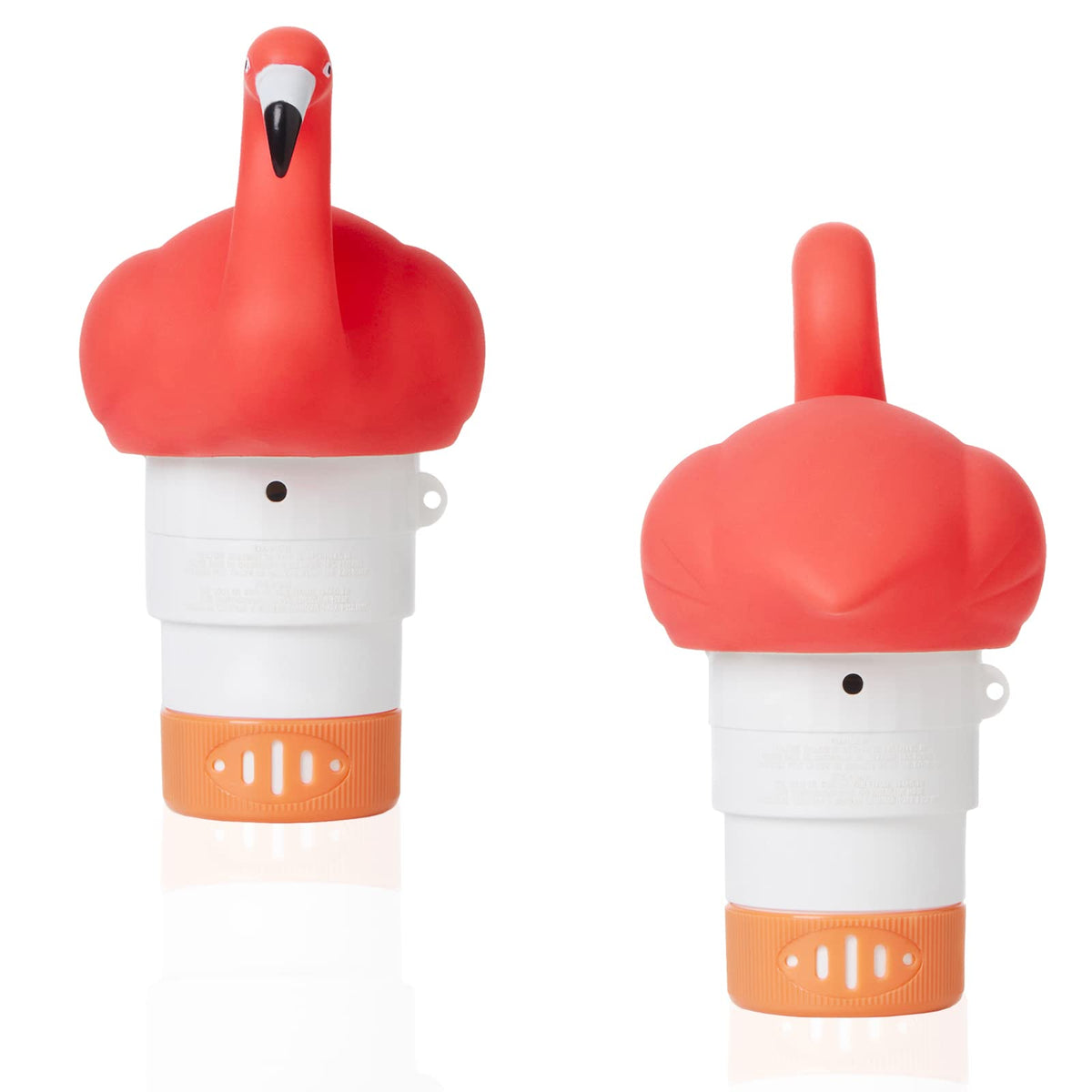 XY-WQ Flamingo Chlorine Floater adds pool-decor-style flair while dispersing tablets evenly.