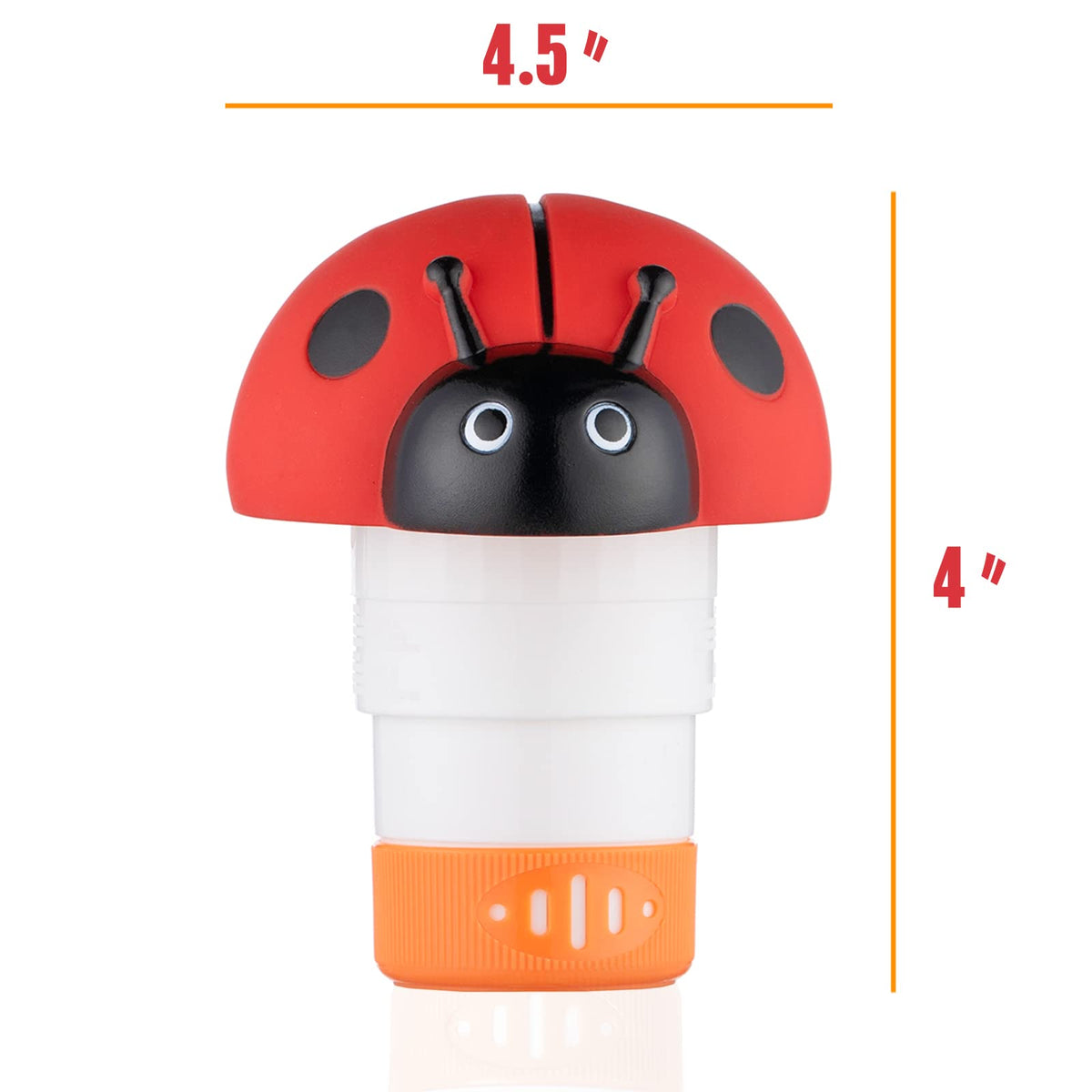 XY-WQ floater holds up to four 1" tablets for convenient dosing