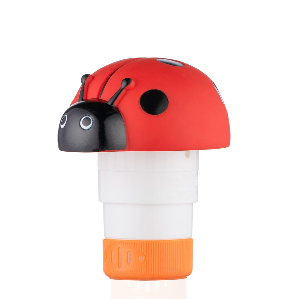 XY-WQ Ladybug floater top adds playful decor with steady dosing