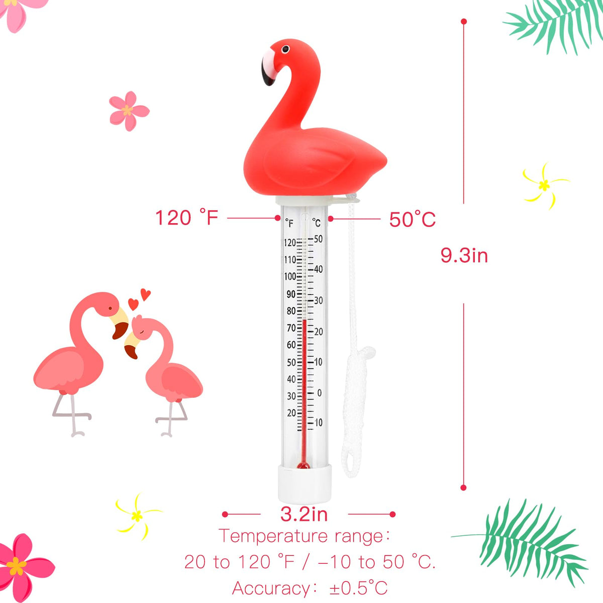 XY-WQ large-display thermometer easy to read from across the pool