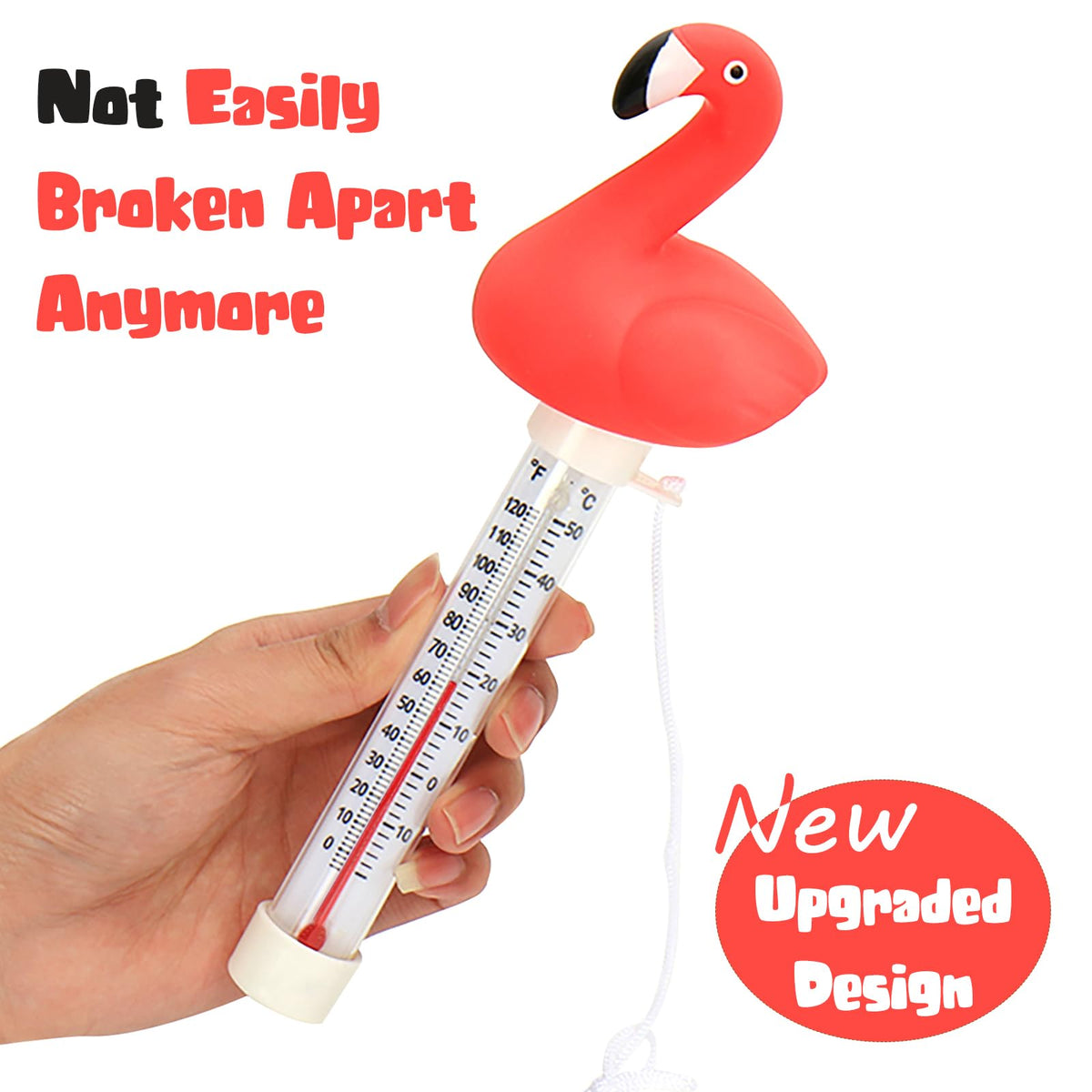 XY-WQ flamingo thermometer in pool, spa, or hot tub usage