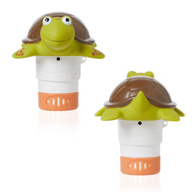 XY-WQ Turtle Chlorine Floater compatible with 1-inch tabs.