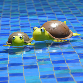 XY-WQ Turtle Chlorine Floater close-up assembly for easy loading.