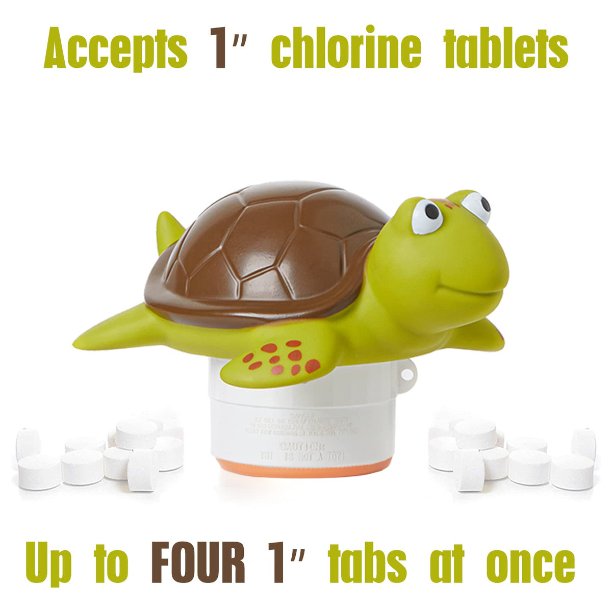 XY-WQ Turtle Chlorine Floater demonstrates durable PP and ABS for sun resilience.