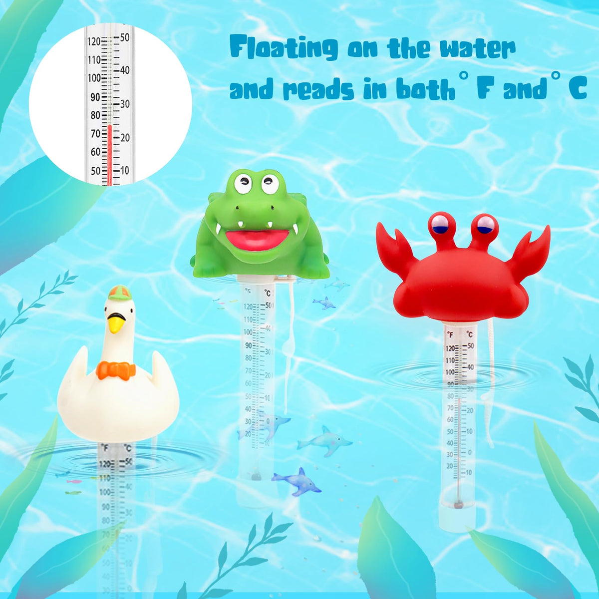 XY-WQ versatile-use thermometer for aquariums and other water sources.