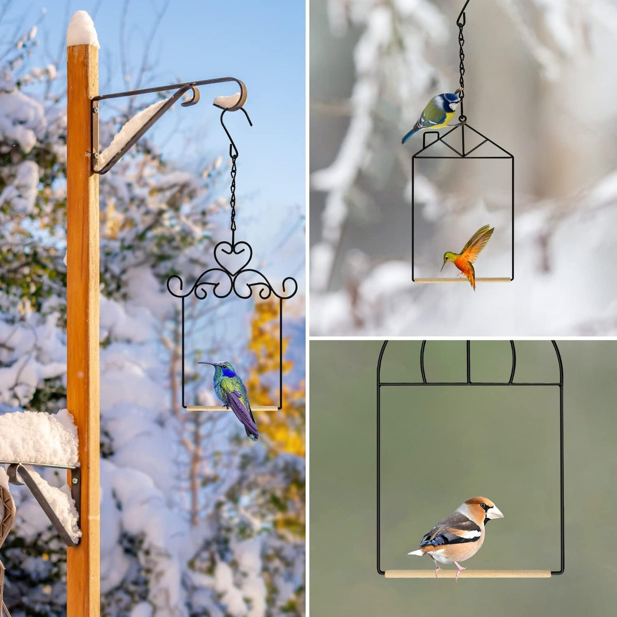 XYADX tree-side hanging setup invites birds while adding natural scenery