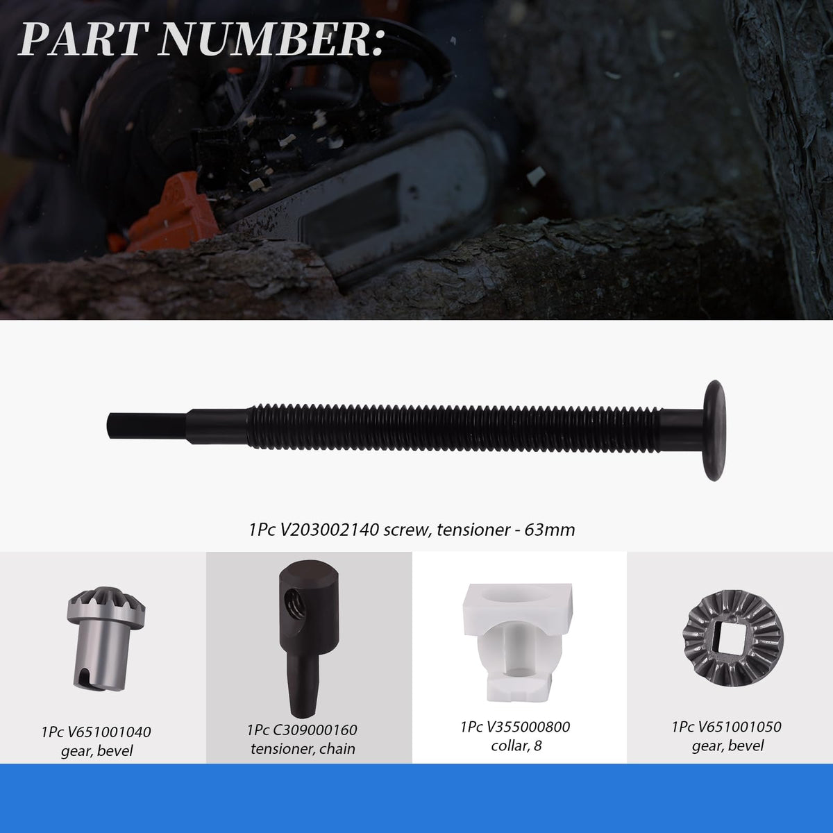 XYgdhqpt collar 8mm tensioner component in focus for fit