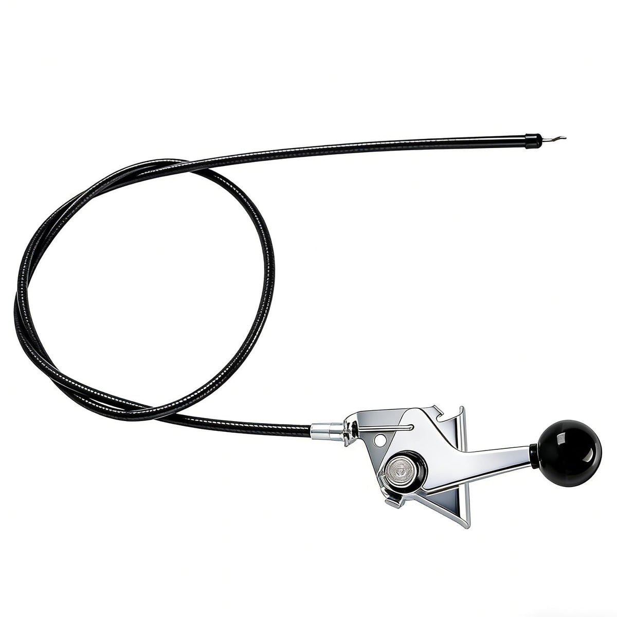 XYgdhqpt throttle cable close-up with durable sheath for longevity.