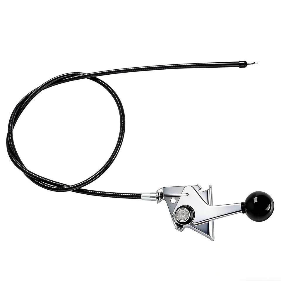 XYgdhqpt throttle cable close-up with durable sheath for longevity.