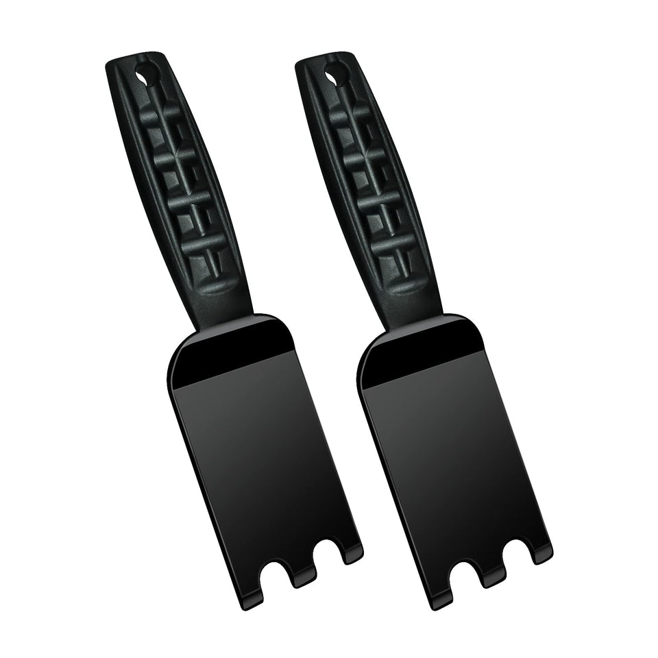 XYK grill spatula scraper for burgers, grooved grills for precise turning
