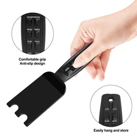 XYK grill spatula scraper with ergonomic-handle for comfortable grip
