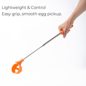 Xylarnoveth egg holder 360-degree rotates for smooth retrieval at any angle.