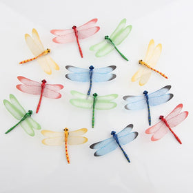 Xyntara dragonfly clip accentuates indoor greenery while helping deter insects.