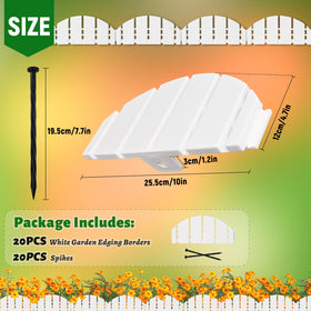 XZCYAMPF anchoring spikes keep borders secure in wind and traffic.