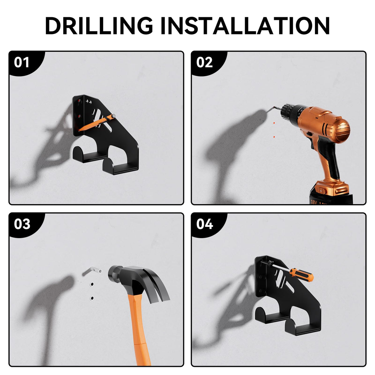 XZHXFX chainsaw storage keeps yard tools tidy for quick projects