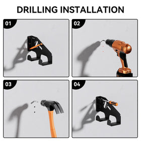 XZHXFX chainsaw storage keeps yard tools tidy for quick projects