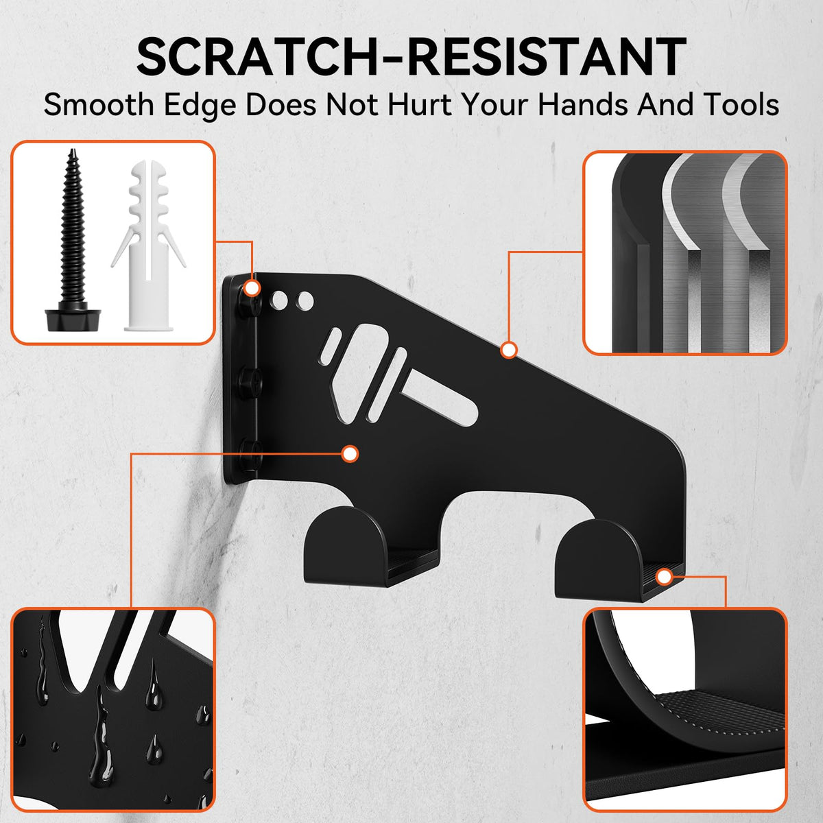 XZHXFX protective pad chainsaw hanger protects tools from scratches during storage