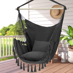 Y- STOP macrame weave adds stylish texture to any room
