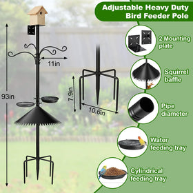 YaPaPa anti-climb baffle protects seed from raiders.
