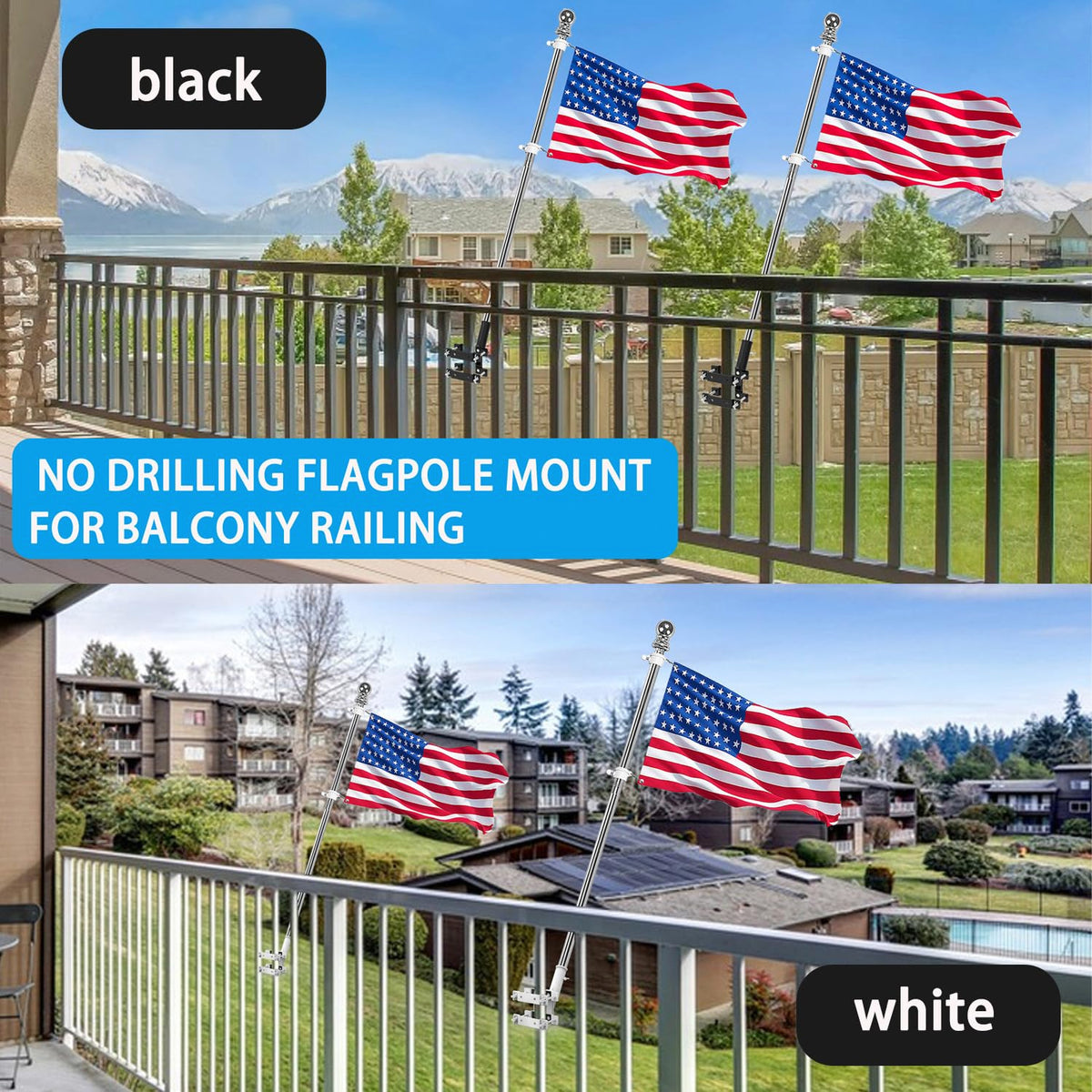 YAARHEJ heavy-duty aluminum bracket built for durability outdoors.