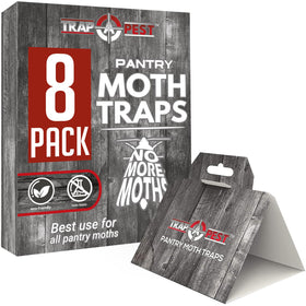 YABULI 8-pack pantry moth traps protect dry goods in your cabinet
