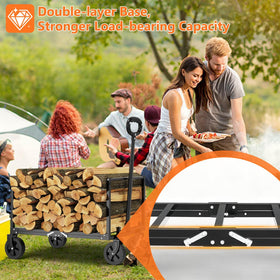 YACONA 3-in-1 wagon shows 360lb capacity detail for demanding hauling tasks