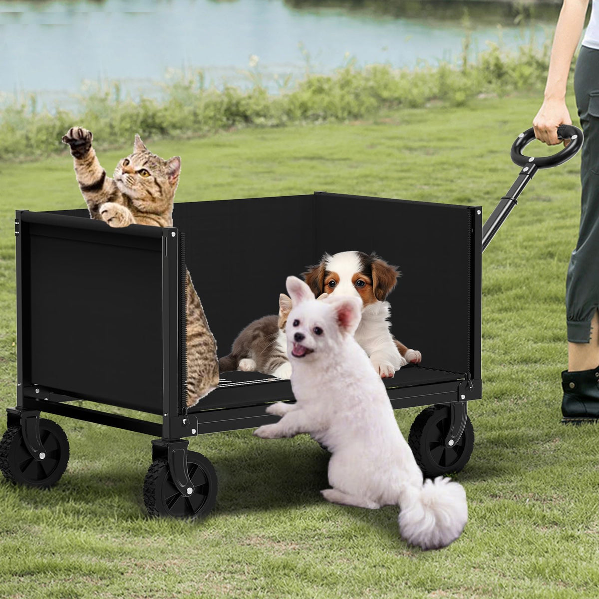 YACONA 3-in-1 wagon garden use shows practical transport for tools