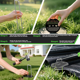 YACOO complete installation kit enabling quick yard projects.