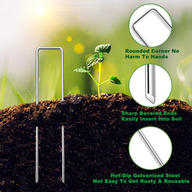 YACOO hook tool makes placement and adjustment of ground stakes easy.