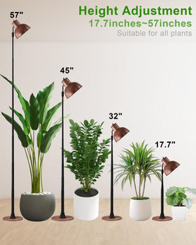 Yadoker 10-level brightness suits seedlings to mature plants.