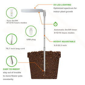Yadoker aluminum shell cools the light for safe handling.
