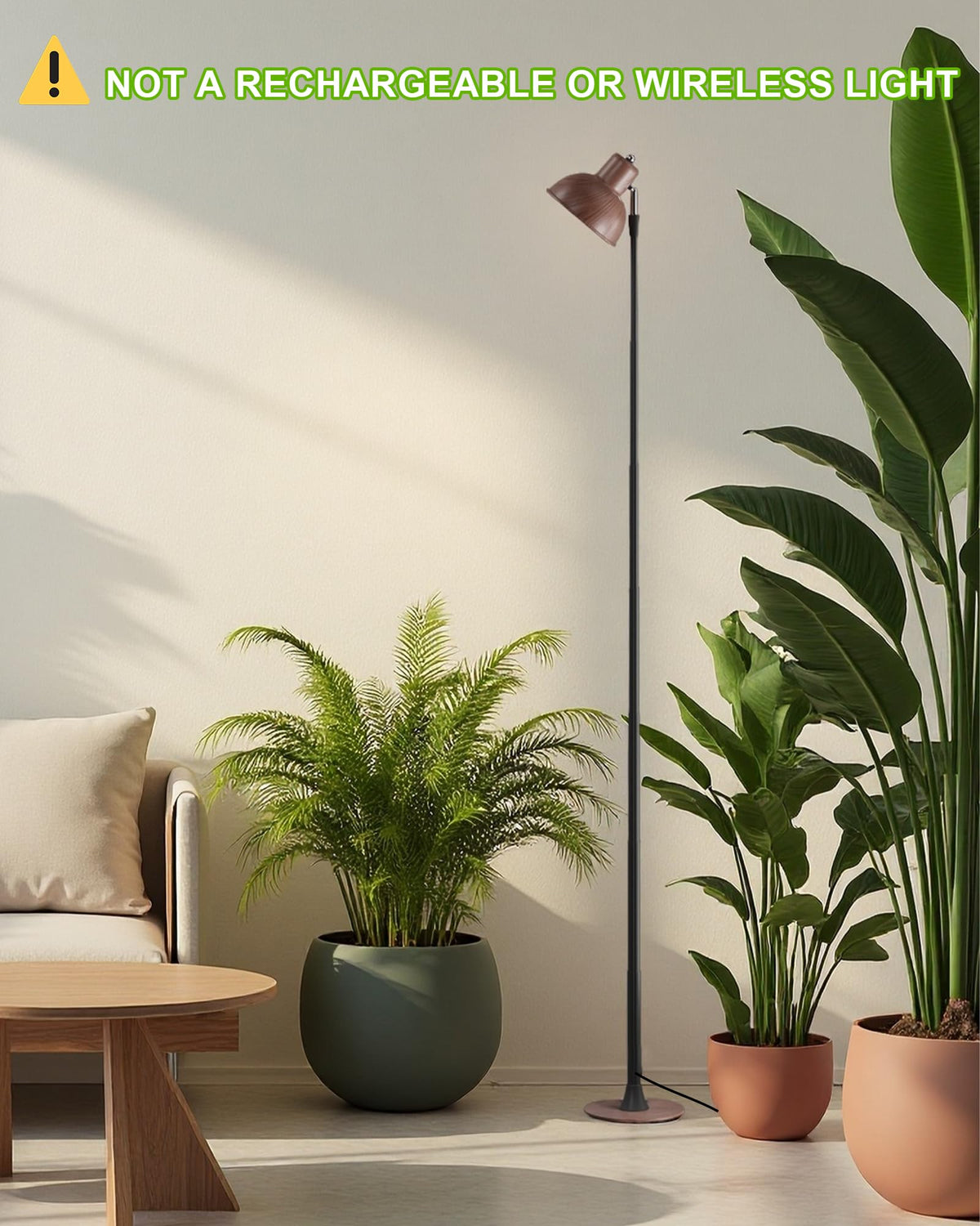 Yadoker aluminum-shell grow light dissipates heat for longer life.
