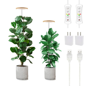 Yadoker plant grow light full spectrum panel supports indoor plant growth