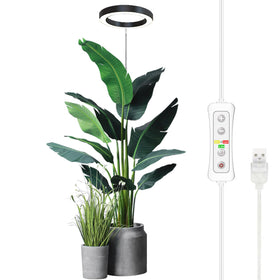 Yadoker plant grow light full spectrum supports indoor plant growth year round.