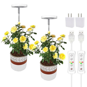 Yadoker Plant Grow Light with full spectrum for indoor greens.