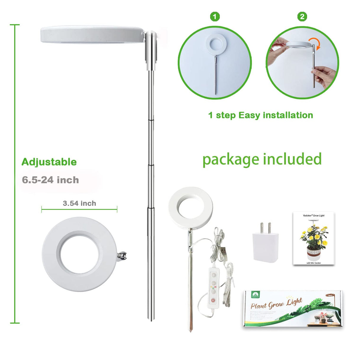Yadoker plug-in setup offers quick, tool-free installation.